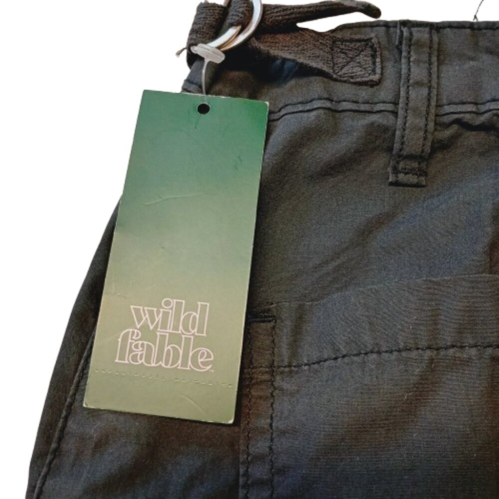 Wild Fable Women's Dark Gray Cotton Cargo Maxi Skirt Size XS NWT - Picture 6 of 10